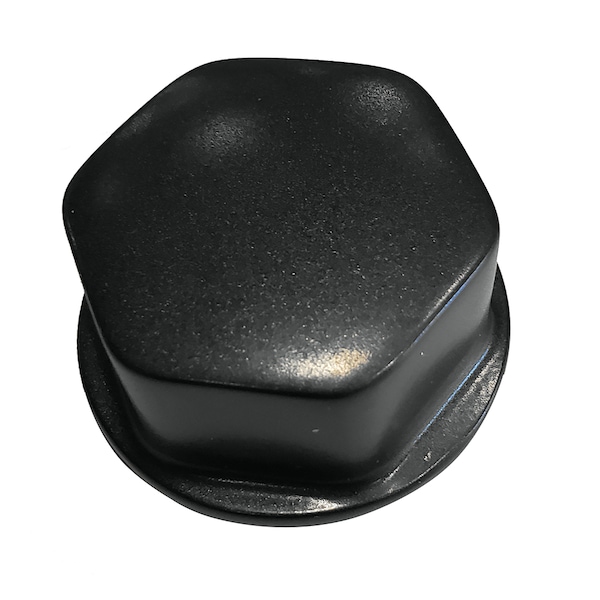 Schmitt & Ongaro Marine Faux Center Nut Black w/1/2"-5/8" M12 Base f/Cast Steering Wheels CAP030B - main
